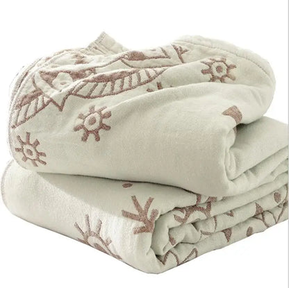 Mandala 100% Cotton Reversible Blanket