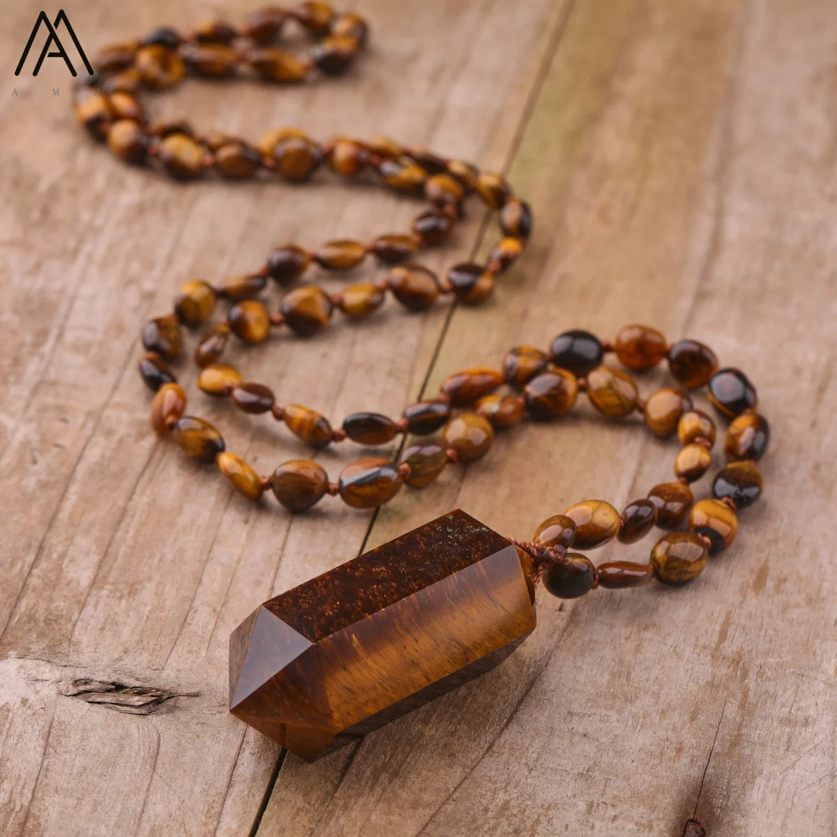 Crystal Double Point Mala Necklaces