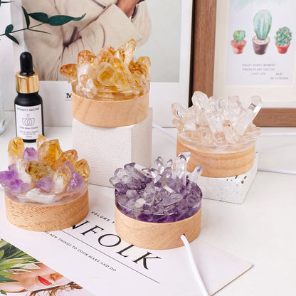Amethyst Quartz Mini Crystal Lamps