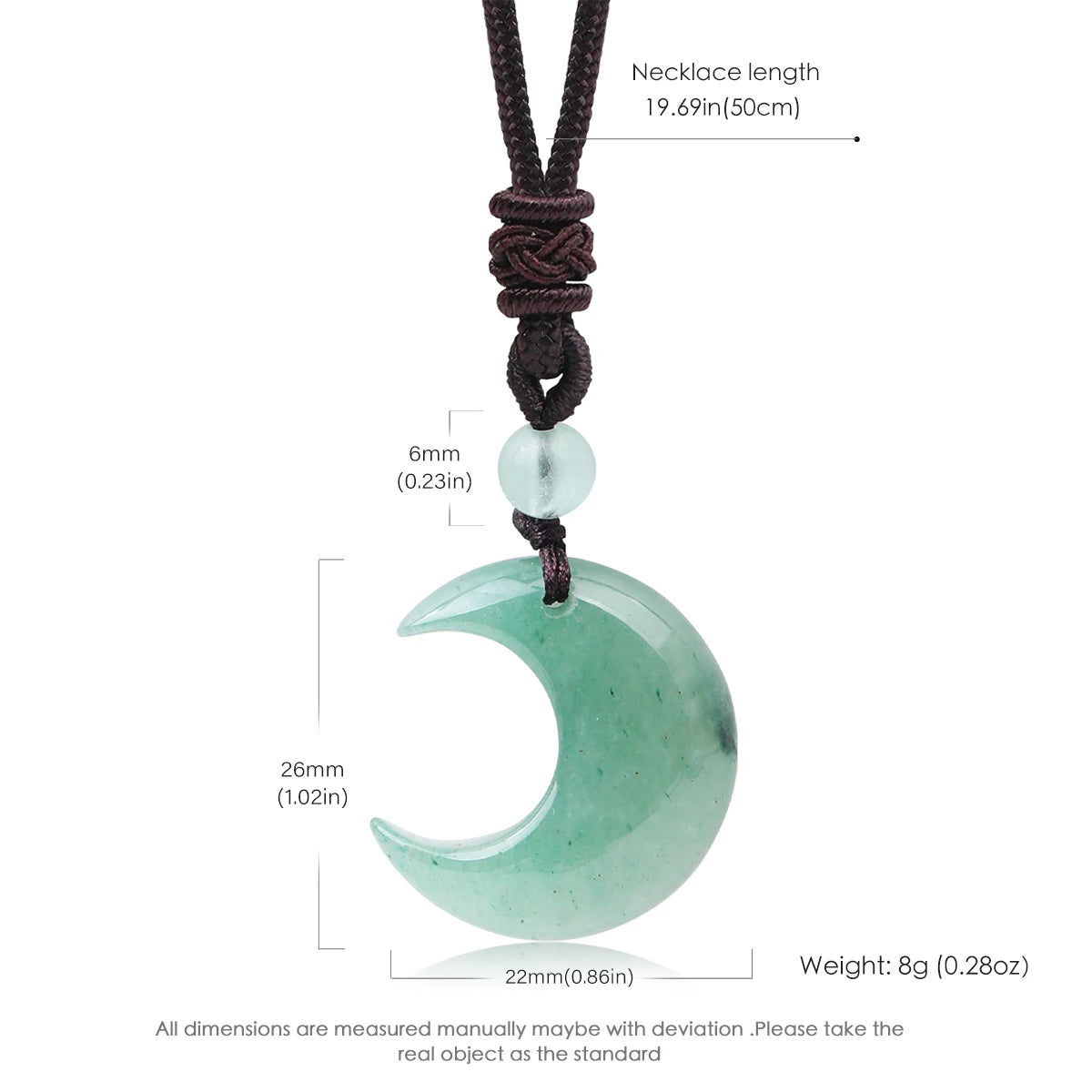 Crystal Crescent Moon Necklaces