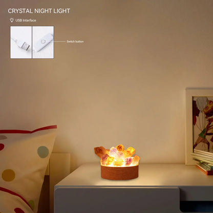 Amethyst Quartz Mini Crystal Lamps
