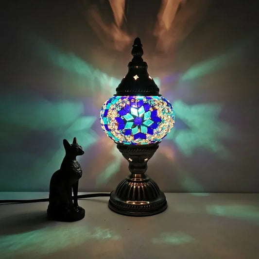 Stained Glass Mosaic Table Lamp