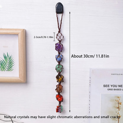Crystal Chakra Tumbled Stones String