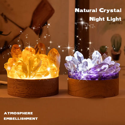 Amethyst Quartz Mini Crystal Lamps