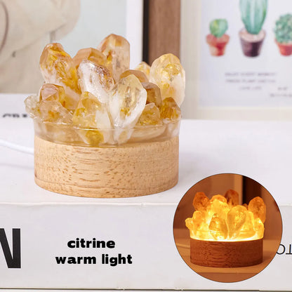 Amethyst Quartz Mini Crystal Lamps