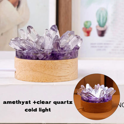Amethyst Quartz Mini Crystal Lamps