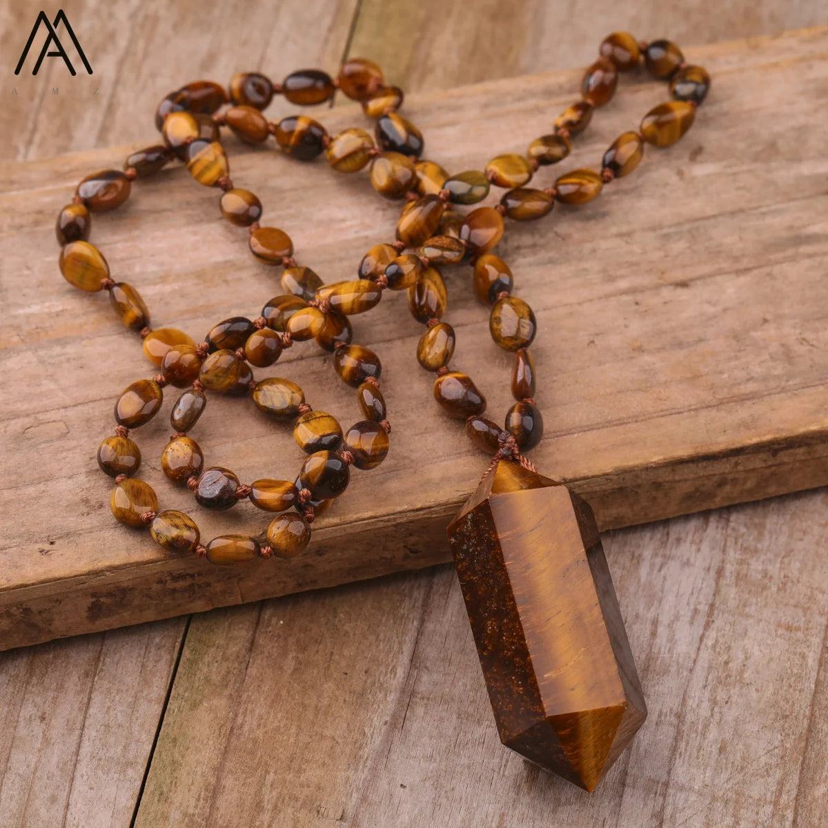 Crystal Double Point Mala Necklaces