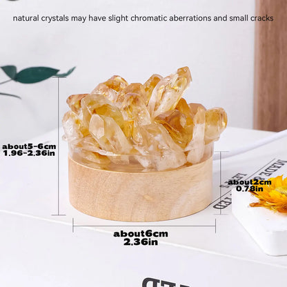 Amethyst Quartz Mini Crystal Lamps