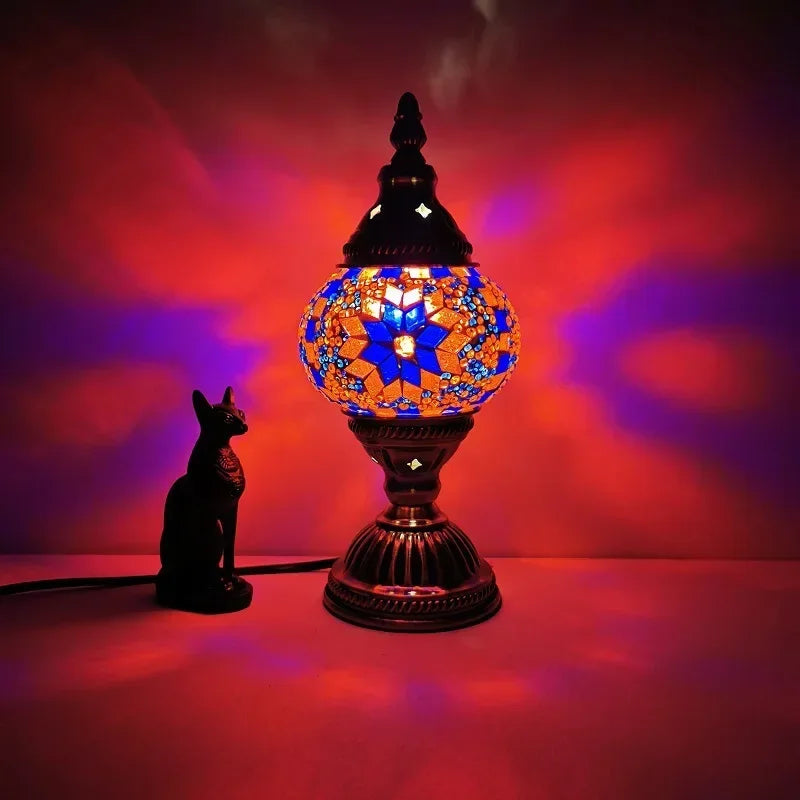 Stained Glass Mosaic Table Lamp