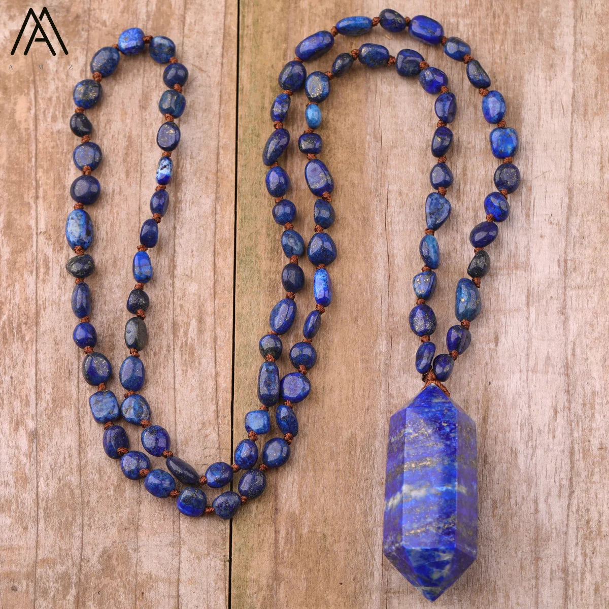 Crystal Double Point Mala Necklaces
