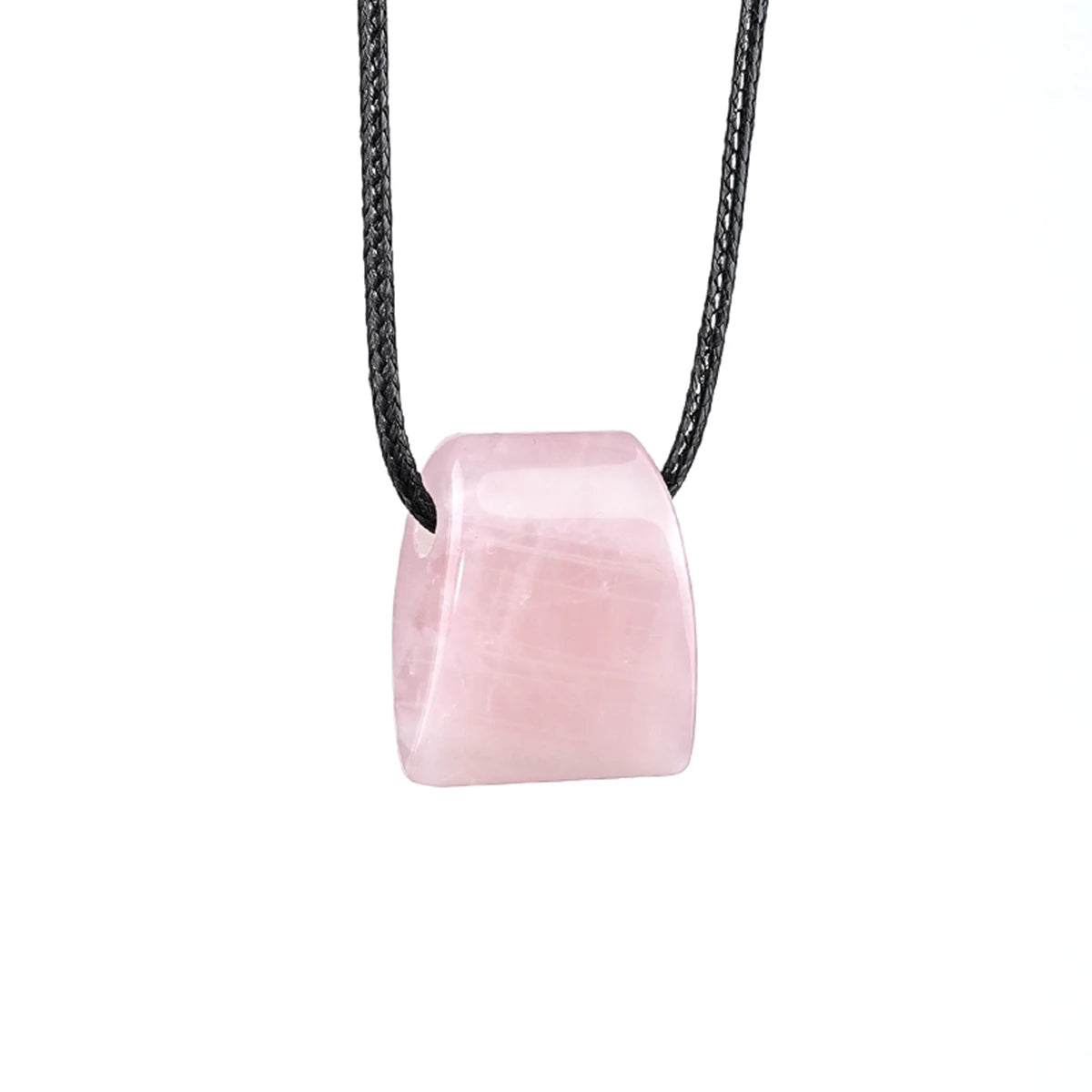 Crystal & Stone Trapezoid Pendant Necklace