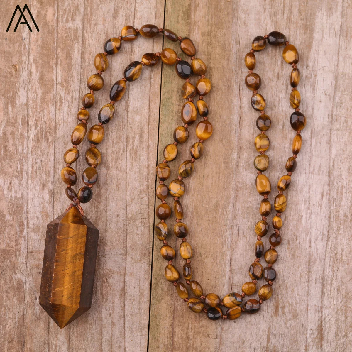 Crystal Double Point Mala Necklaces