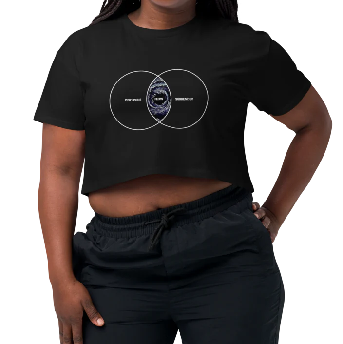 Discipline Flow Surrender Cropped T Shirt